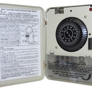 Intermatic Indoor Electric Water Heater Timer 250 V Gray