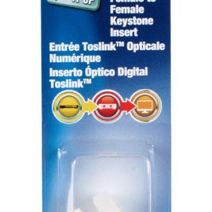 Monster Just Hook It Up 0 ft. L Digital Optical Toslink Keystone Insert Digital Optical