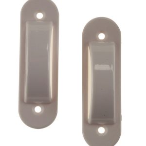 Amerelle Gloss White Plastic Toggle Switch Guard 2 pk