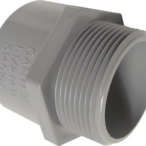 Cantex 1 in. D PVC Male Adapter For PVC 1 pk