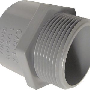 Cantex 1-1/4 in. D PVC Male Adapter 1 pk