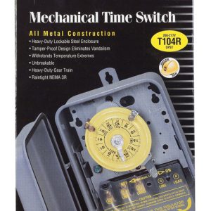 Intermatic Indoor and Outdoor Mechanical Timer Switch 277 V Gray