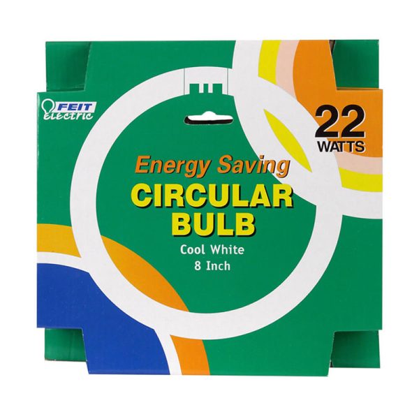 Feit Electric 22 W T9 8.25 in. D Circline Fluorescent Bulb Cool White Circular 4100 K 1 pk
