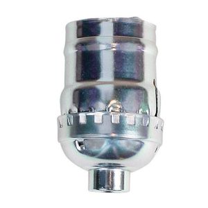 Jandorf Metal Medium Base Keyless Socket 1 pk