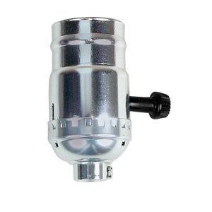 Jandorf Metal Medium Base Turn Knob Socket 1 pk