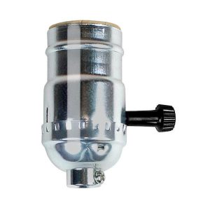 Jandorf Metal Medium Base Turn Knob Socket 1 pk