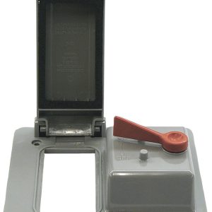 Cantex Rectangle PVC 2 gang Electrical Cover