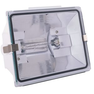 Heath Zenith Switch Controlled Halogen White Dimmable Outdoor Floodlight Hardwired