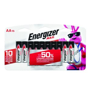 Energizer Max AA Alkaline Batteries 16 pk Carded