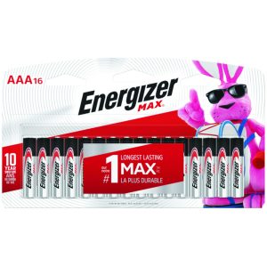 Energizer Max AAA Alkaline Batteries 16 pk Carded