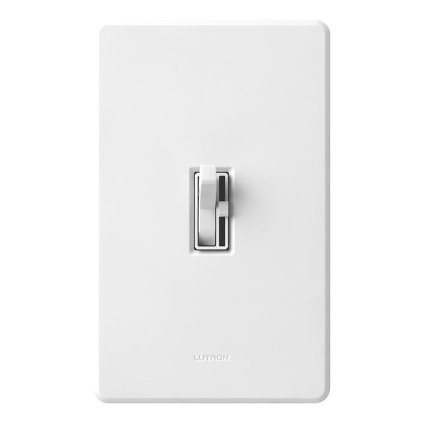 Lutron Toggler White 150 W 3-Way Dimmer Switch 1 pk
