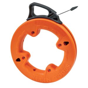 Klein Tools 0.25 in. W X 25 ft. L Steel/Polypropylene Fish Tape