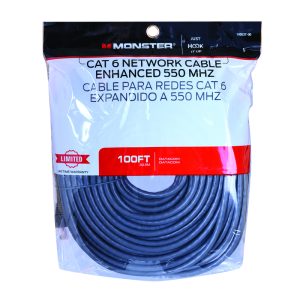 Monster Just Hook It Up 100 ft. L Category 6 Networking Cable