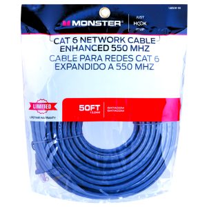 Monster Just Hook It Up 50 ft. L Category 6 Networking Cable
