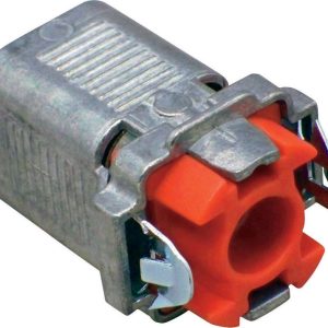 Sigma Engineered Solutions 3/8 in. D Die-Cast Zinc Double Snap Lock Connector For AC, MC and FMC/RWF