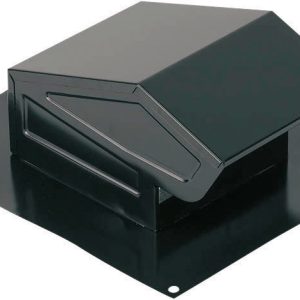 Broan 3.25 in. D Black Steel Duct Roof Cap