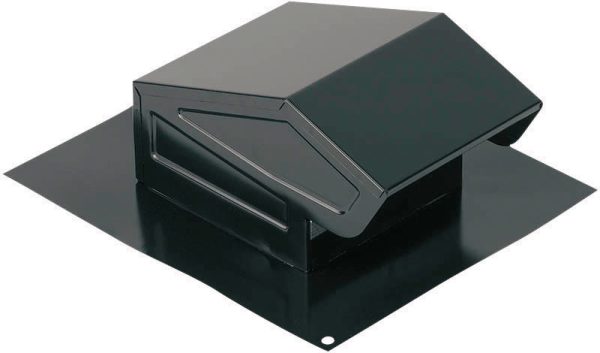 Broan 3.25 in. D Black Steel Duct Roof Cap
