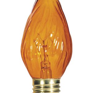Westinghouse 40 W F15 Specialty Incandescent Bulb E26 (Medium) Amber 2 pk