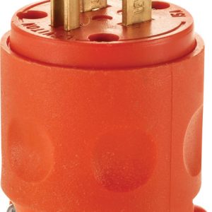 Leviton Commercial PVC Straight Blade Plug 5-15P 18-12 AWG 2 Pole 3 Wire