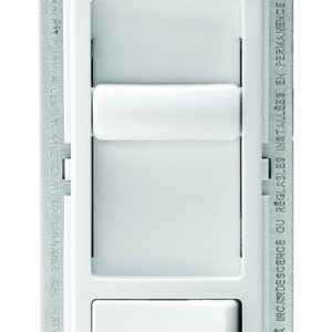 Leviton Decora SureSlide White 600 W Preset Slide Dimmer Switch 1 pk