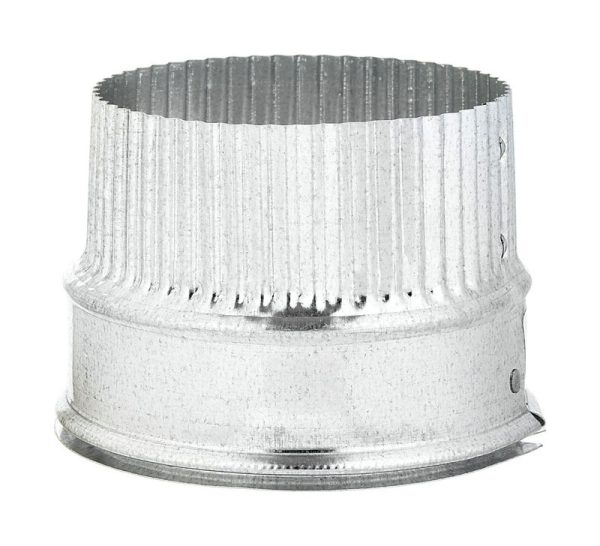 Broan 4 in. D Silver Steel Duct Collar
