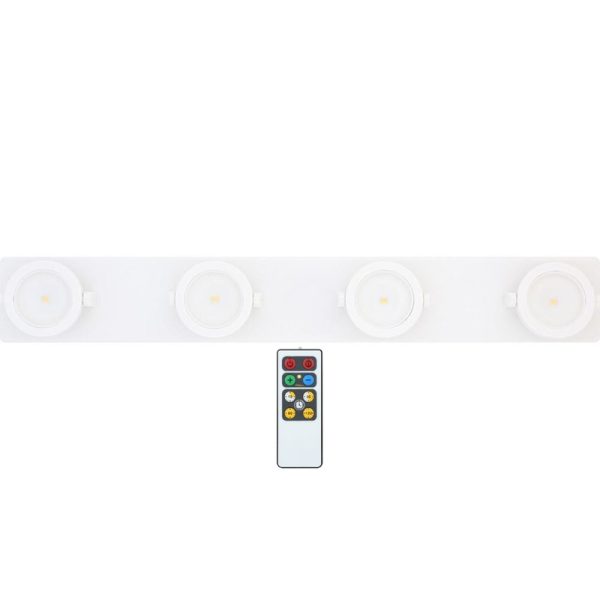 Rite Lite 15.75 in. L White Battery Powered LED Strip Light 70 lm