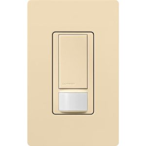Lutron Maestro Occupancy 2 amps Single Pole Motion Sensor Switch Ivory 1 pk