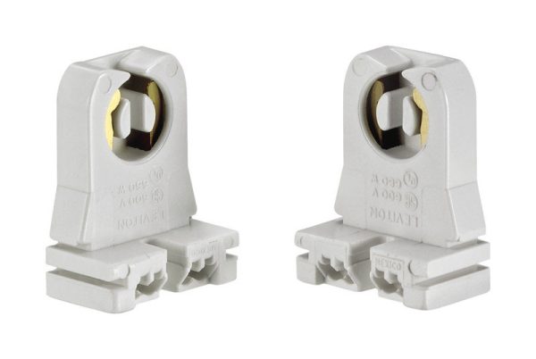 Leviton Thermoset Plastic Fluorescent Pedestal Base Lampholder 1 pk