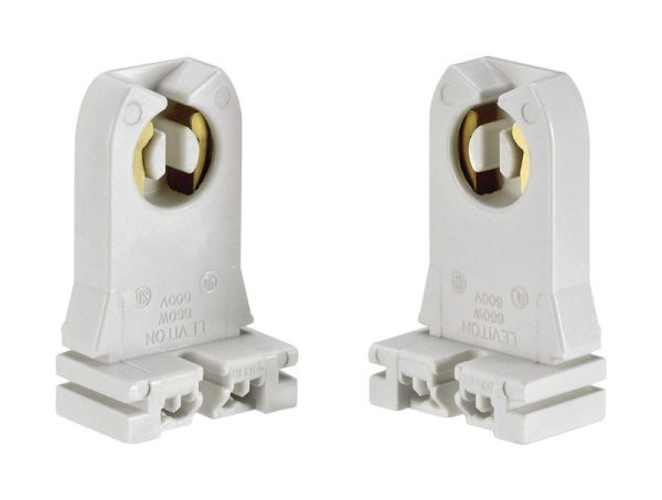 Leviton Thermoset Plastic Fluorescent Pedestal Base Lampholder 1 pk
