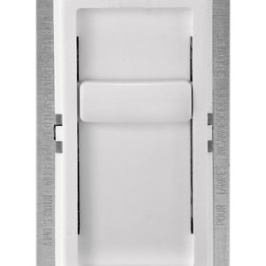 Leviton Decora SureSlide White 600 W Slide Dimmer Switch 1 pk