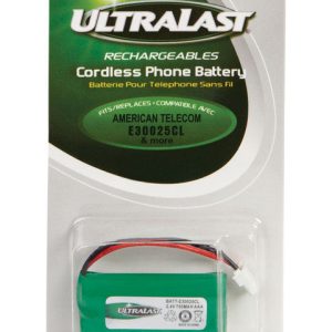 Ultralast NiMH AAA 2.4 V 750 Ah Cordless Phone Battery BATT-E30025CL 1 pk