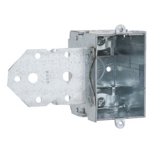 Raco 12-1/2 cu in Rectangle Metallic 1 gang Switch Box Gray