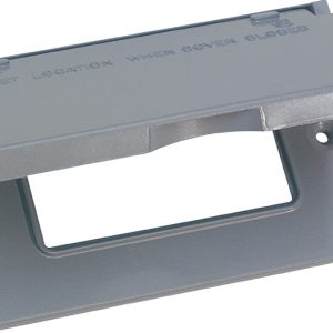 Sigma Engineered Solutions Rectangle Metal 1 gang Horizontal GFCI Cover
