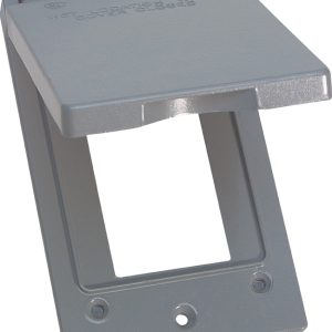 Sigma Engineered Solutions Rectangle Metal 1 gang Vertical GFCI Cover
