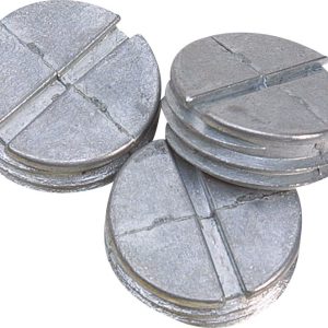 Sigma Engineered Solutions Round Die-Cast Zinc Closure Plug