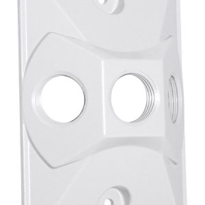 Sigma Engineered Solutions Rectangle Metal 1 gang Lampholder Cover