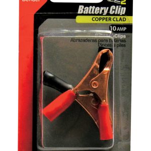 Gardner Bender Copper Wire Battery Clamps Multicolored 2 pk