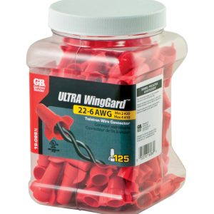 Gardner Bender WingGard 22-6 Ga. Copper Wire Wire Connectors Red 125 pk