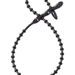 Gardner Bender 8 in. L Black Beaded Cable Tie 15 pk