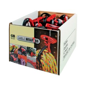 Gardner Bender 1-1/2 in. D X 1.5 in. L Black/Red Plastic Cable Organizer