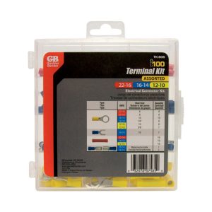 Gardner Bender 22-10 Ga. Insulated Wire Terminal Kit with Reusable Case Assorted 100 pk
