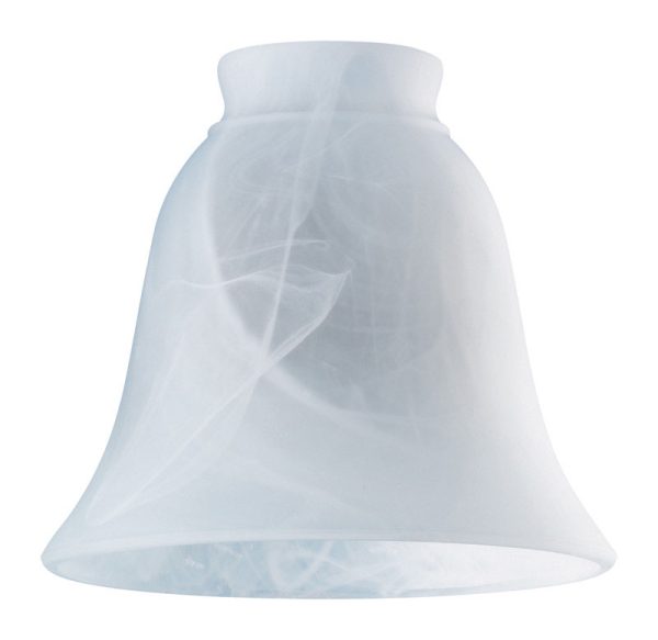 Westinghouse Bell White Glass Lamp Shade 1 pk