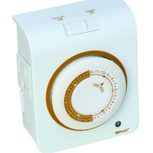 Woods Indoor Mechanical Timer 125 V White