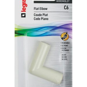 Legrand Cordmate 2 3/4 in. D Plastic Electrical Conduit Elbow For AC, MC and RWFMC Cable 1 pk