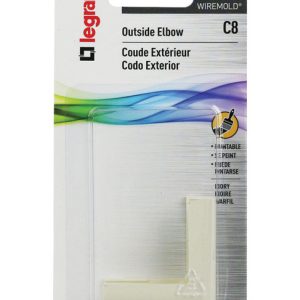 Legrand Cordmate 2 3/4 in. D Plastic Electrical Elbow For AC, MC and RWFMC Cable 1 pk