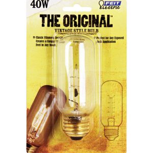 Feit Electric The Original 40 W T12 Vintage Incandescent Bulb E26 (Medium) Soft White 1 pk