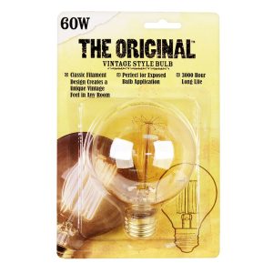 Feit Electric The Original 60 W G25 Vintage Incandescent Bulb E26 (Medium) Soft White 1 pk