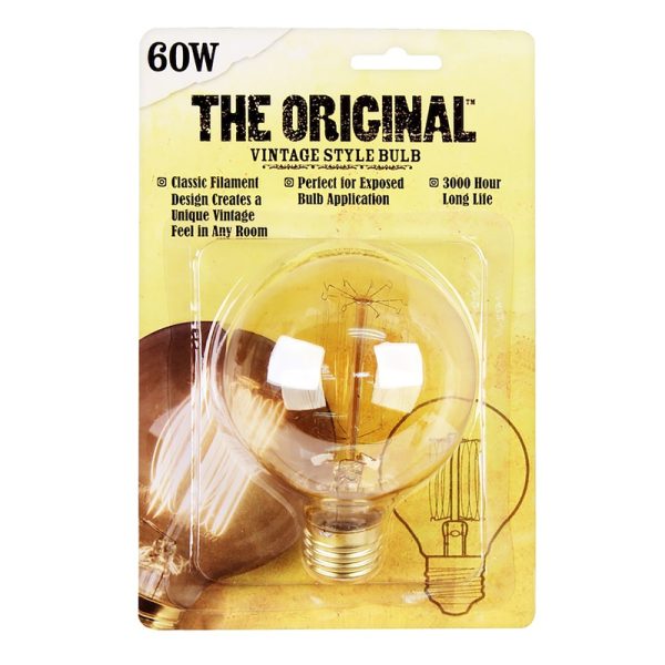 Feit Electric The Original 60 W G25 Vintage Incandescent Bulb E26 (Medium) Soft White 1 pk