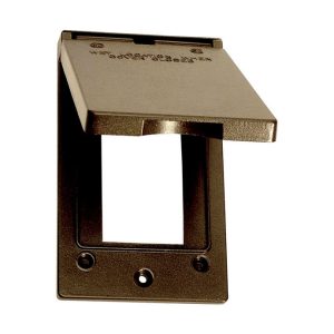 Sigma Engineered Solutions Rectangle Metal 1 gang Vertical GFCI Cover