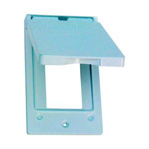 Sigma Engineered Solutions Rectangle Metal 1 gang Vertical GFCI Cover